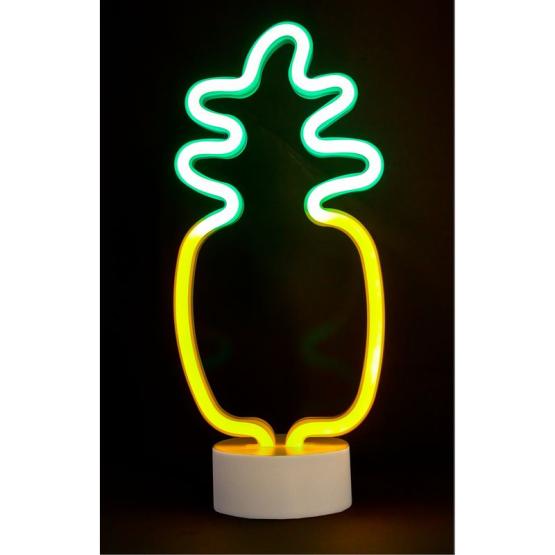 LED Neonlampe ANANAS gelb-grün Motivlampe 