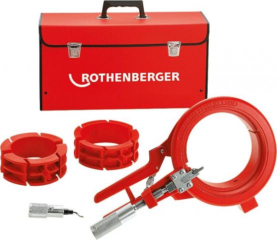 Rothenberger Rocut 110 Set, 50/75/110mm Kunststoffrohr-Abstech- und Anfasgerät Set 50/75/110 D 