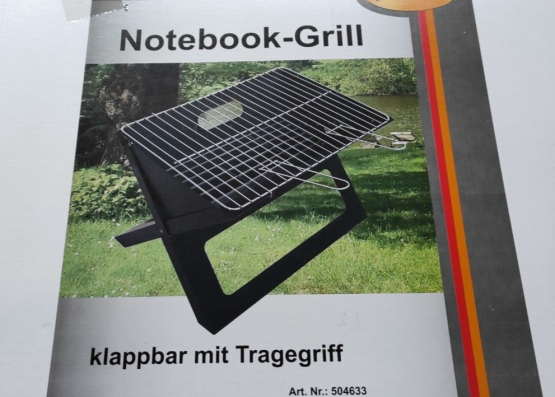 BBQ Klappgrill Faltbarer Notebook Grill Holzkohle Grill Tragbar 