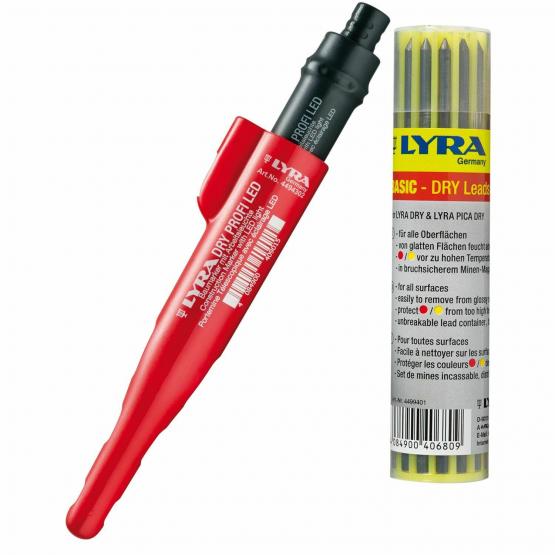 Lyra Dry Profi LED Tieflochmarker+Ersatzminen BASIC Art.Nr. 4494302/4499401 